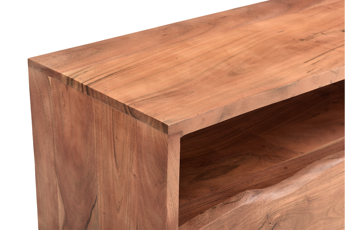 TV-Mbel aus Massivholz 3 Schubladen B180 cm BOHEMIAN