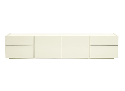 TV-M&ouml;bel in gl&auml;nzendem Beige mit Stauraum L199.8 cm ISAURE