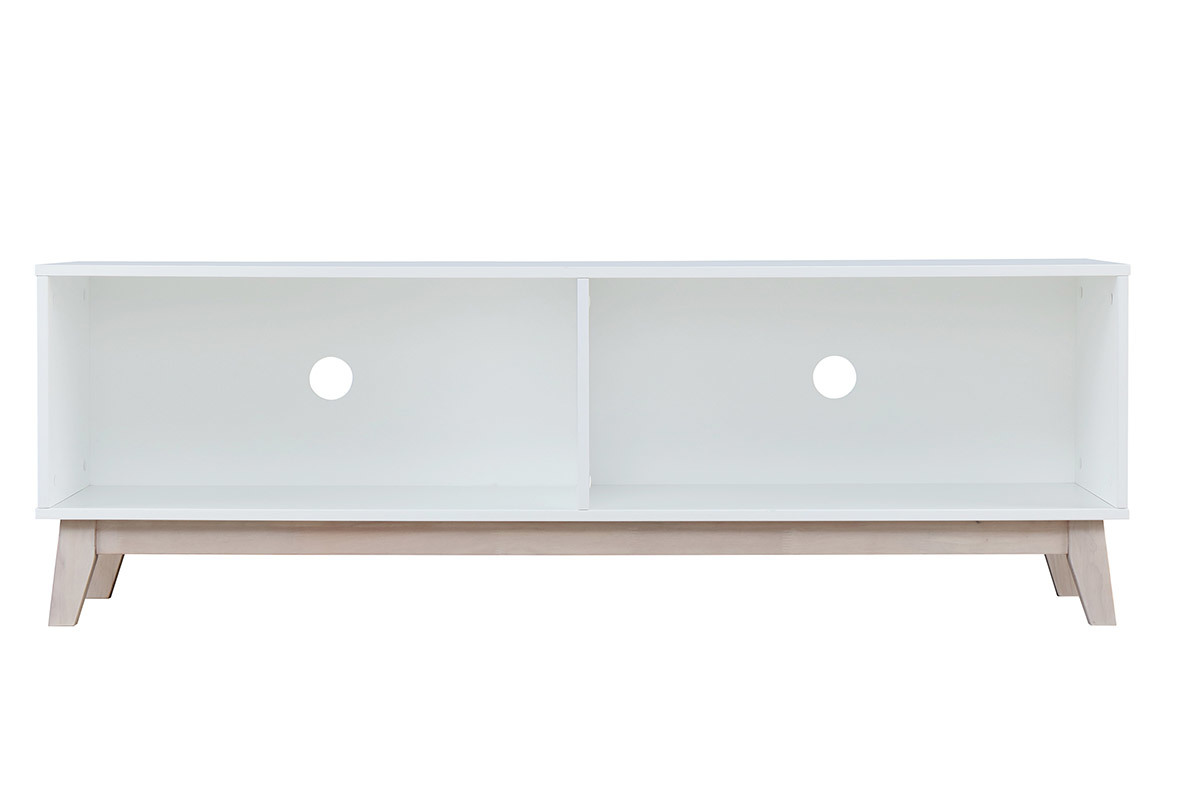 TV-M�bel skandinavisch Wei� LEENA