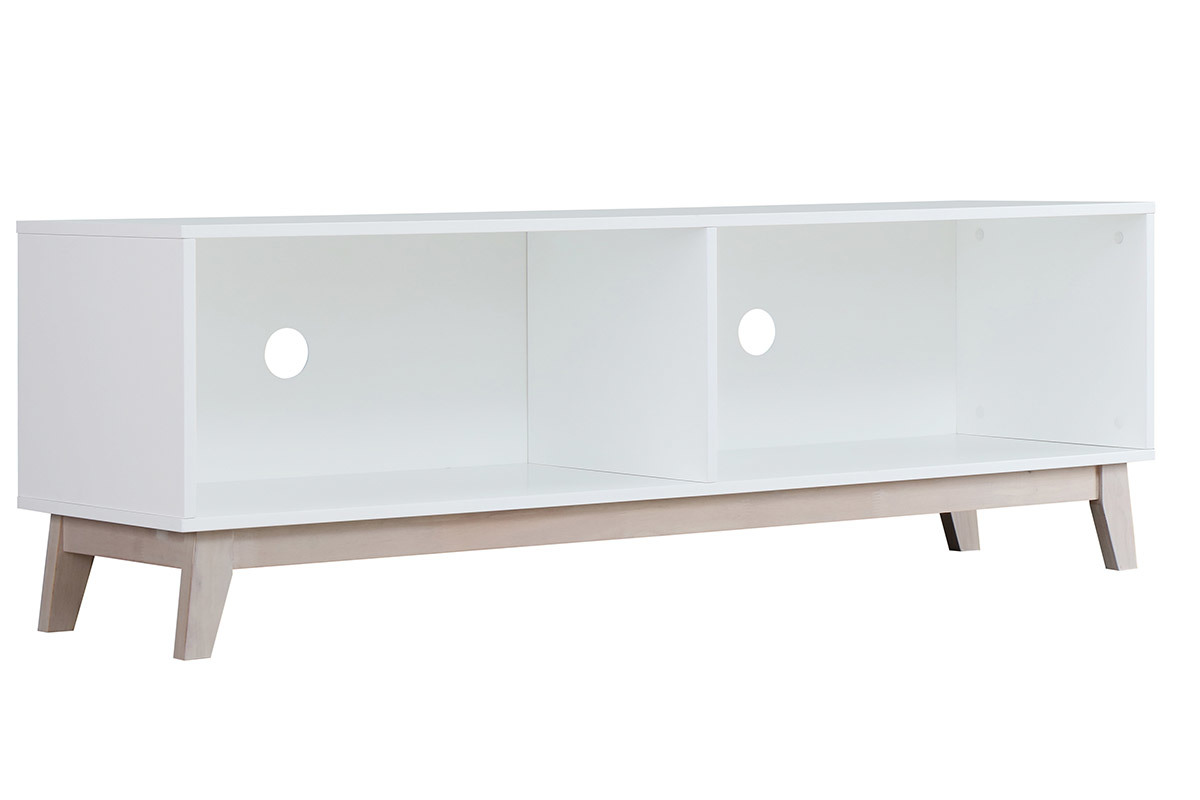 TV-M�bel skandinavisch Wei� LEENA