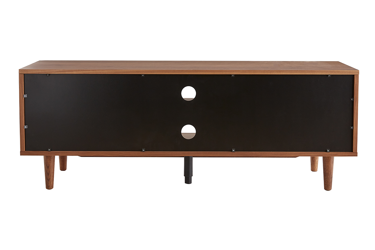 TV-Mbel Walnussfarben mit Schiebetren L140 cm RYDD