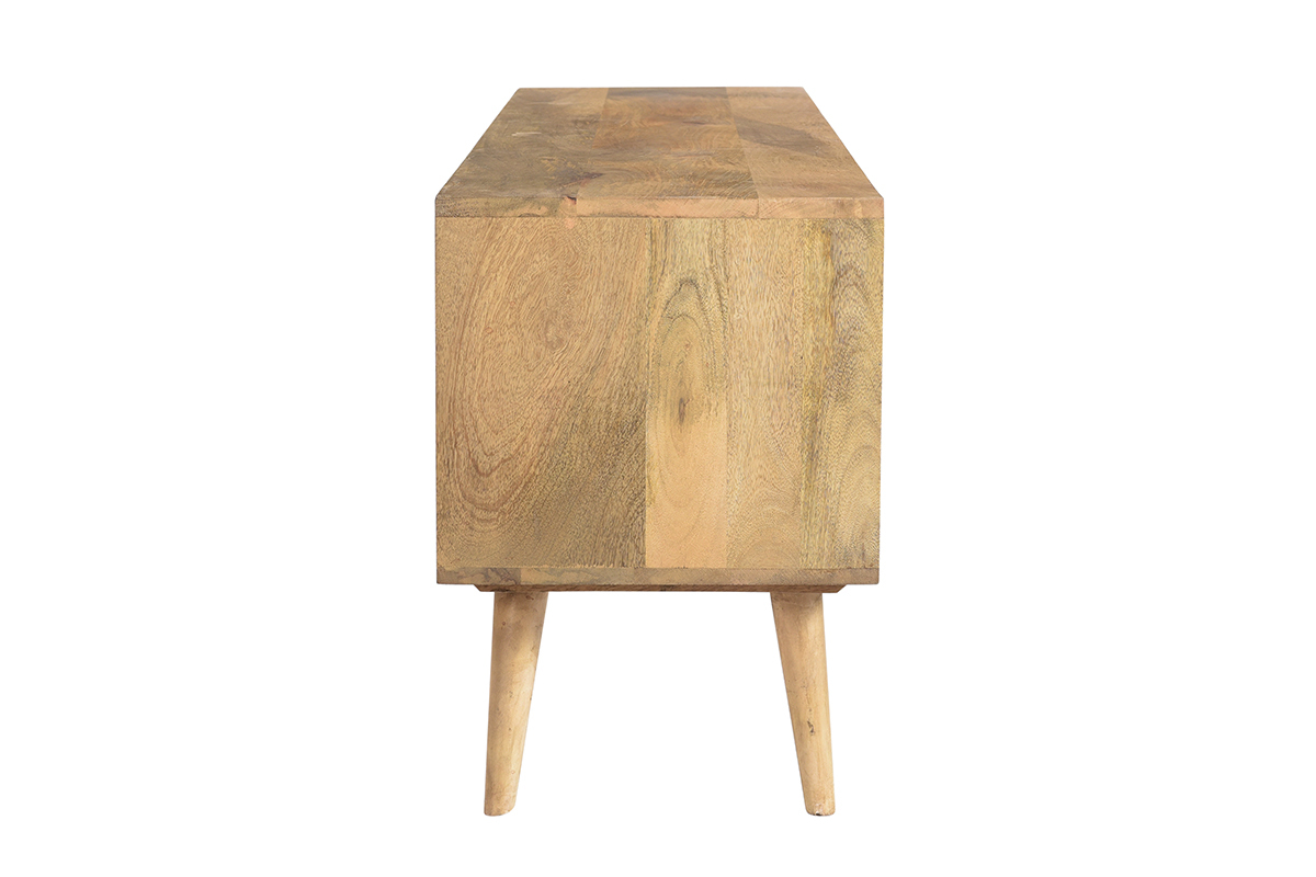 TV-Schrank aus massivem Mangoholz B 160 cm NIKITA