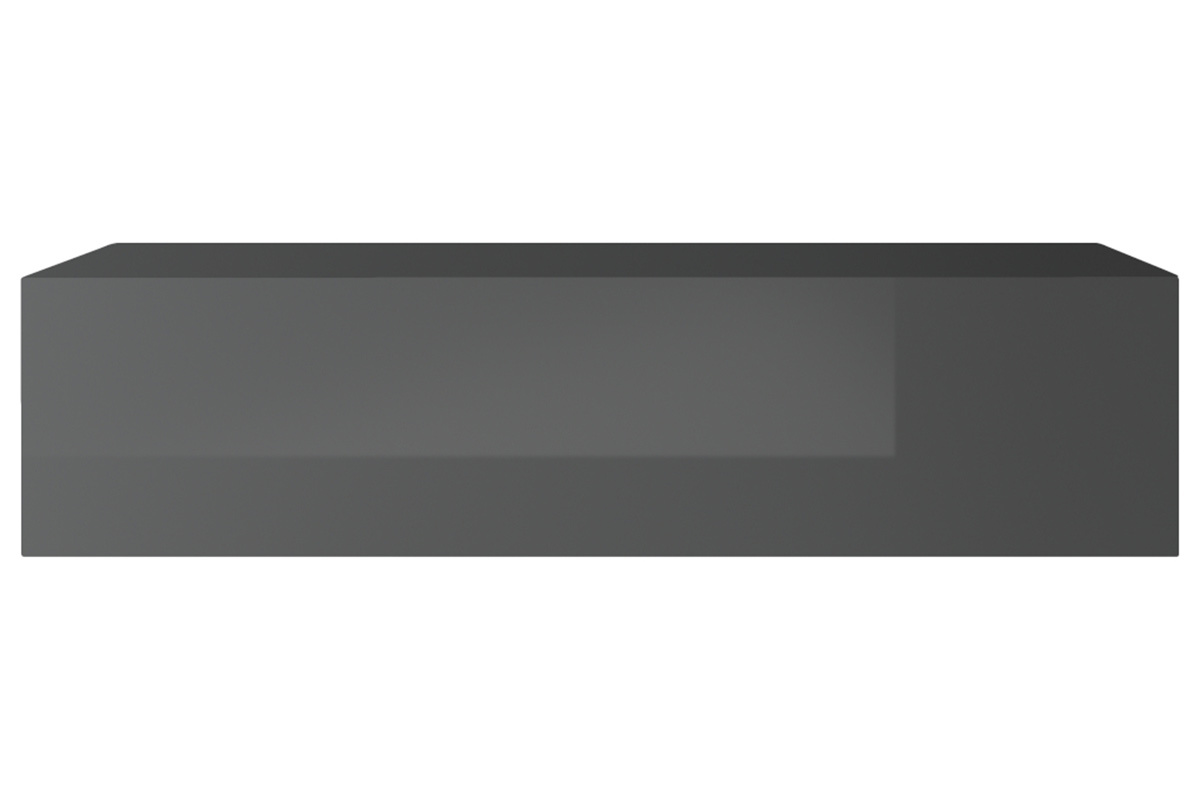 TV-Wandelement horizontal glnzend grau lackiert ETERNEL