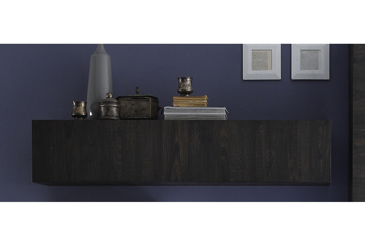 TV-Wandelement Wenge horizontal COLORED V2