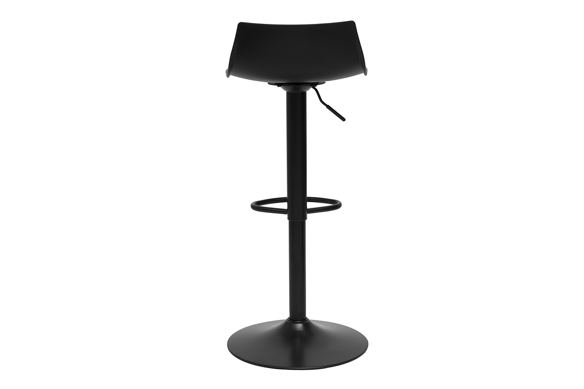 Verstellbare Design Barhocker in Schwarz (Set von 2) KELLY