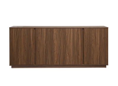Vintage Buffet in Walnuss-Holz-Finish 3 T&uuml;ren L180 cm MILLOR
