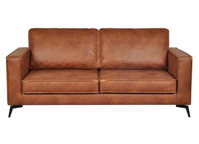 Vintage-Ledersofa 3-Sitzer cognacfarben SONNY