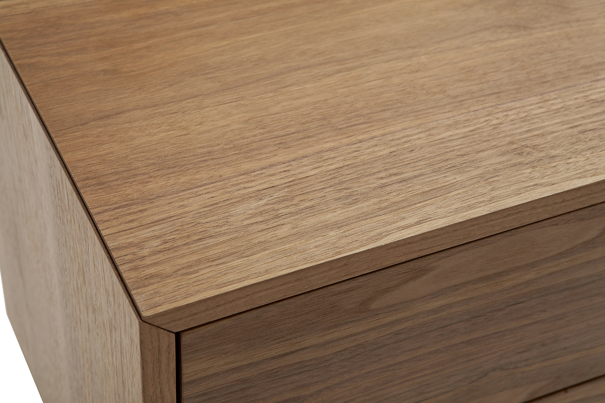 Vintage-Nachttisch aus Holz und Metall MANNY