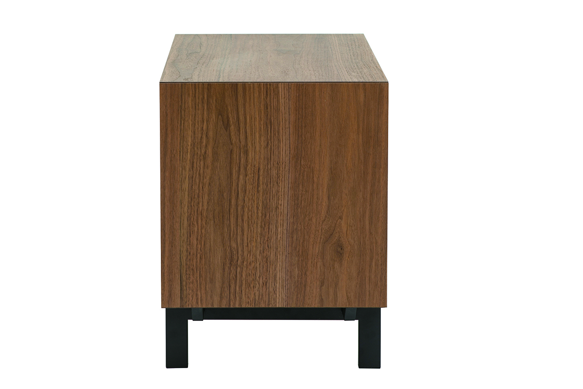 Vintage-Nachttisch aus Holz und Metall MANNY