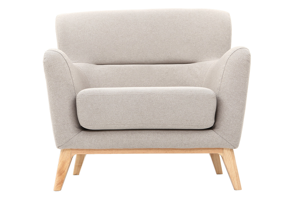 Vintage-Sessel Hellgrau MARKUS