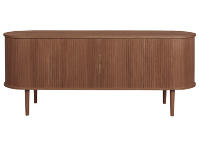 Vintage-Sideboard aus dunklem Holz mit 2 Schiebetüren B160 cm EPIC