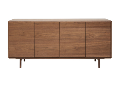 Vintage-Sideboard mit vier Türen aus dunklem Holz B160 cm SUVA