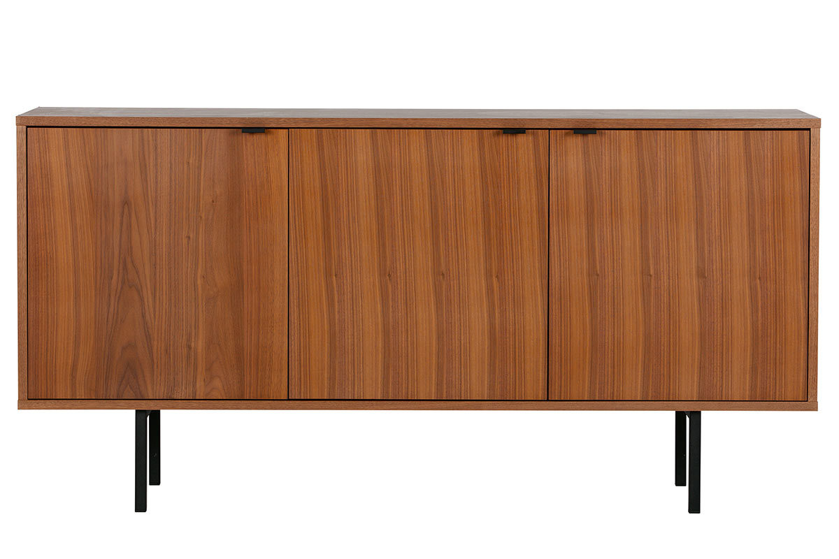 Vintage-Sideboard niedrig Eichenfurnier OMA