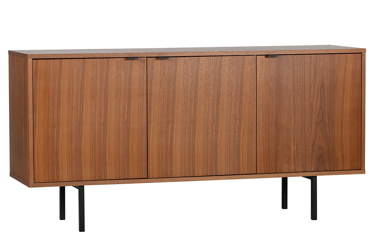 Vintage-Sideboard niedrig Eichenfurnier OMA