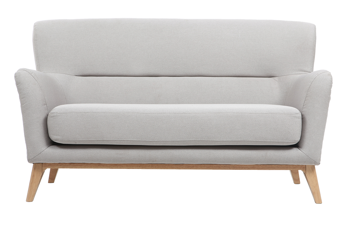 Vintage-Sofa 2 Pltze Hellgrau MARKUS