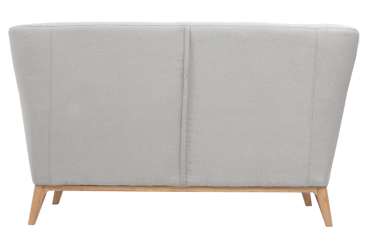 Vintage-Sofa 2 Pltze Hellgrau MARKUS