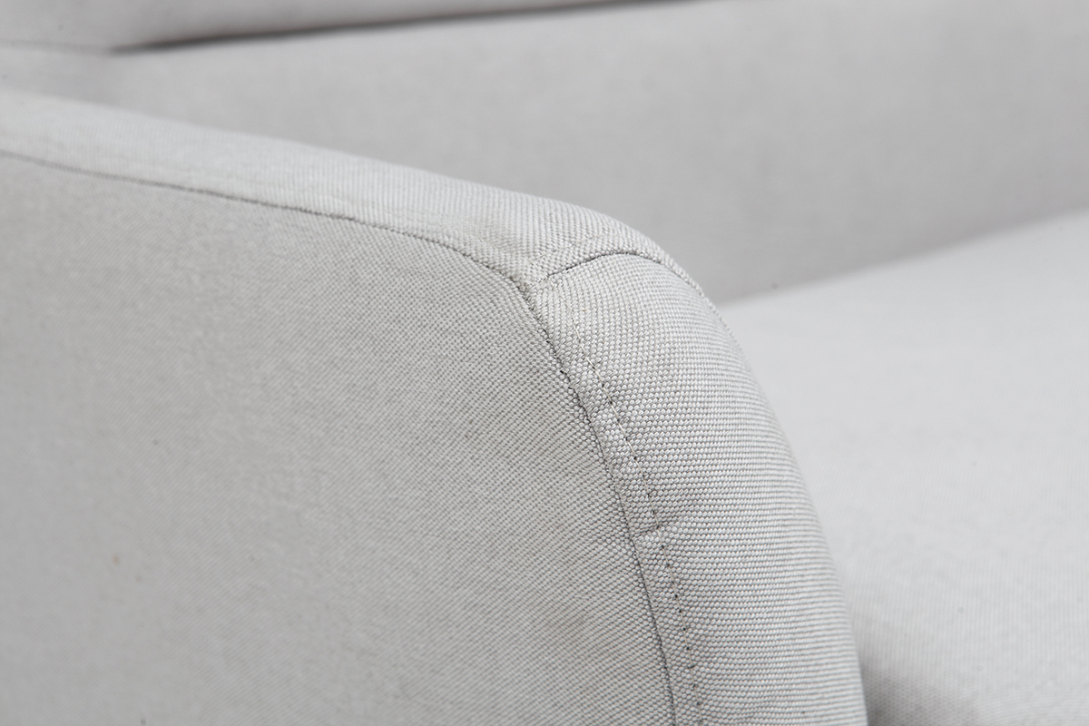 Vintage-Sofa 2 Pltze Hellgrau MARKUS