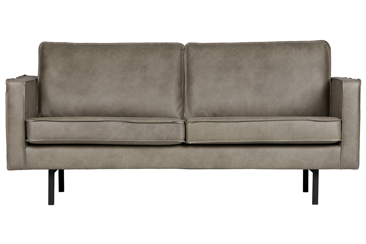 Vintage-Sofa 3 Sitzpltze Grau ASPEN