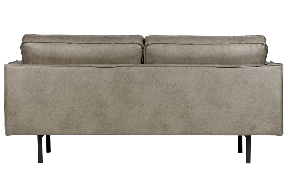Vintage-Sofa 3 Sitzpltze Grau ASPEN