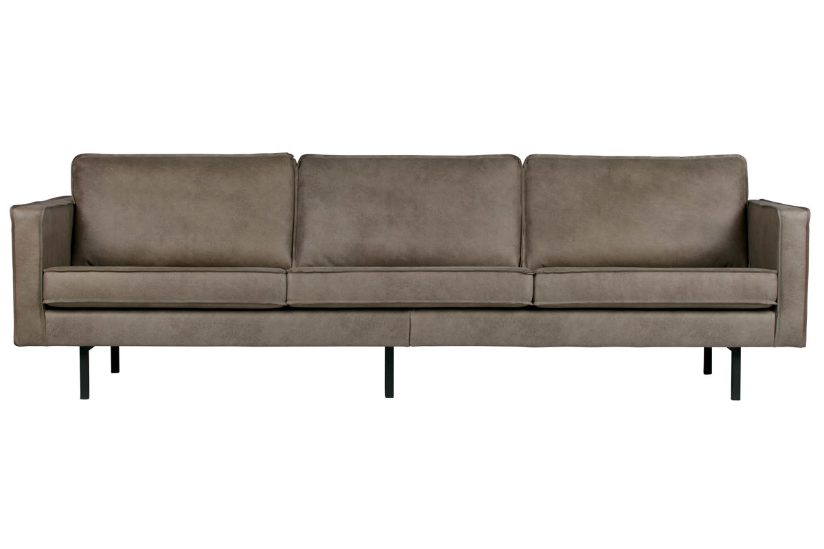 Vintage-Sofa 4 Sitzpltze Grau ASPEN