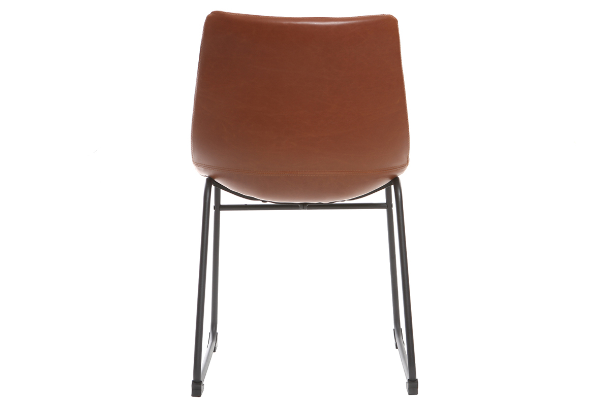 Vintage-Stuhl PU Hellbraun NEW ROCK