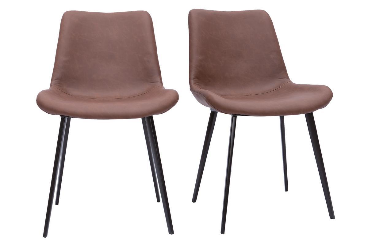 Vintage-Sthle braun 2er-Set RIOT