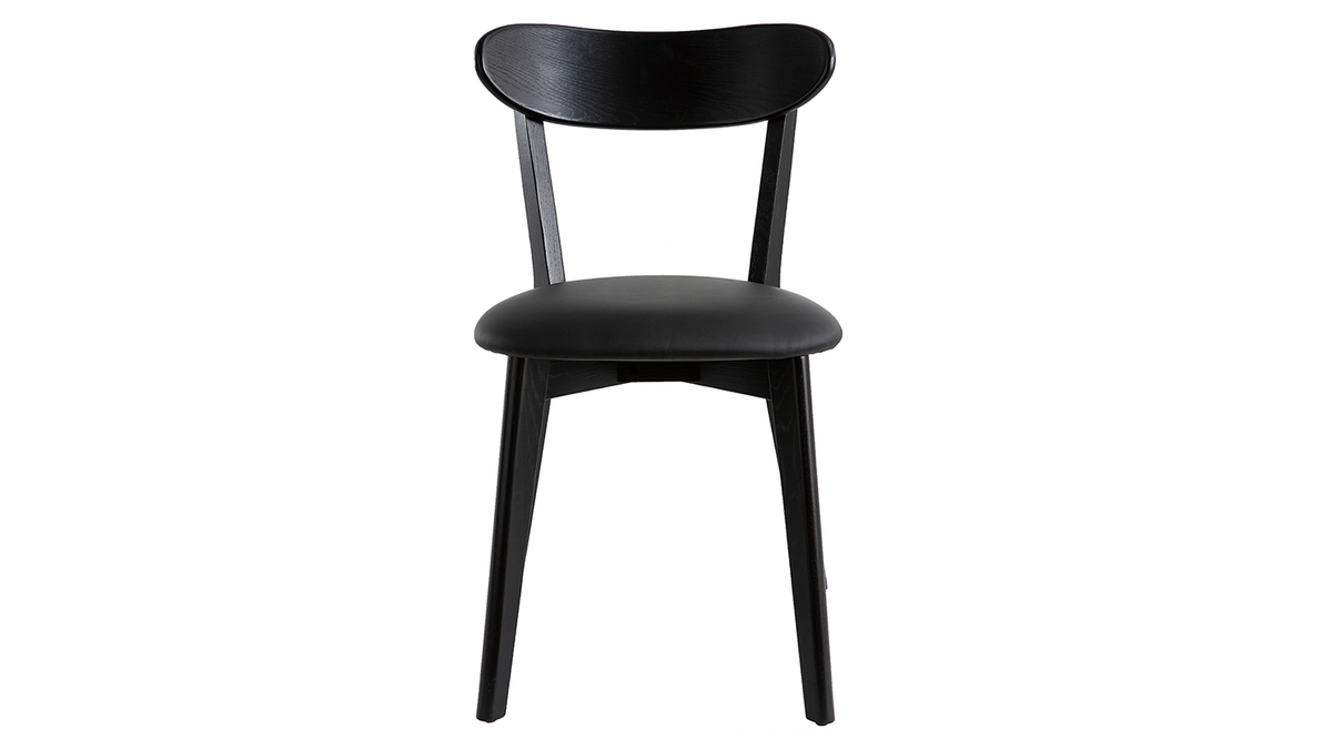 Vintage-Stühle schwarz (2er-Set) DOVE