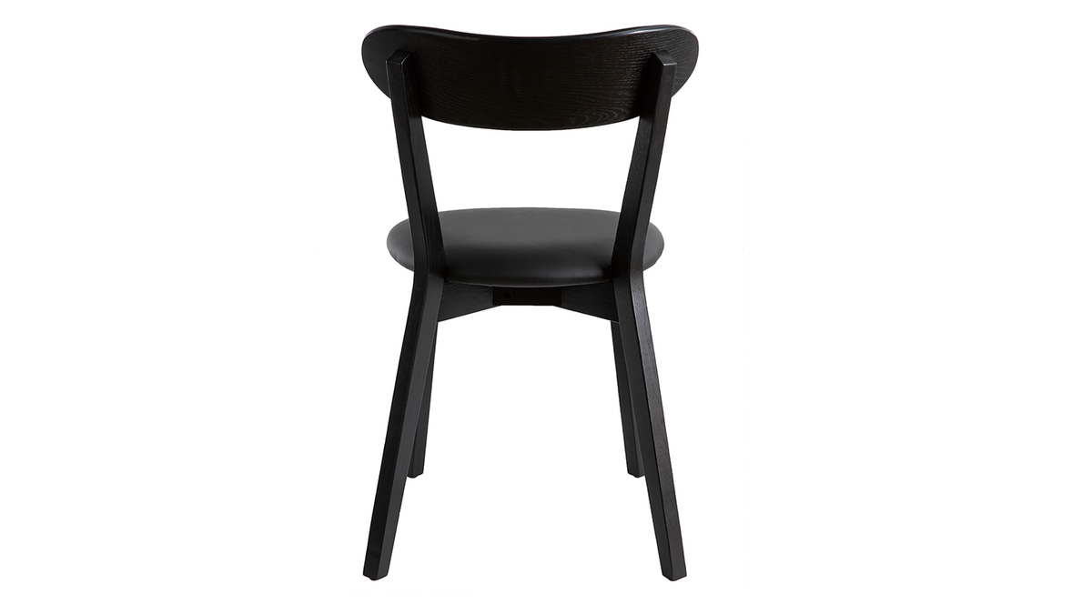 Vintage-Stühle schwarz (2er-Set) DOVE