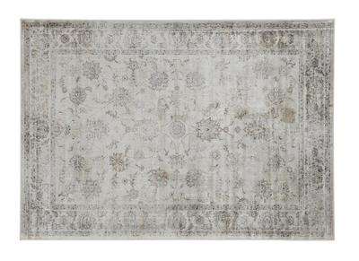 Vintage-Teppich aus Viskose mit grauem Muster 160x230 cm RYAD
