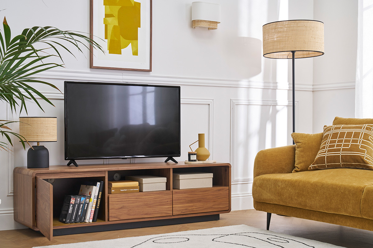 Vintage-TV-Mbel in Nussbaumoptik 160 cm JAKO