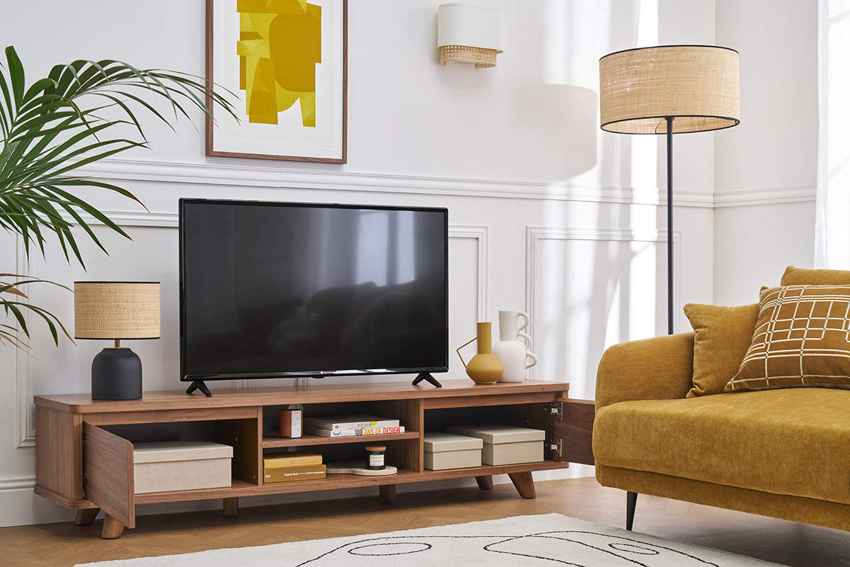 Vintage TV-Mbel Nussbaum B180 cm FIFTIES