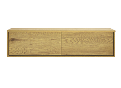 Wand-TV-M&ouml;bel in heller Eichenholzoptik L120 cm FLEXO
