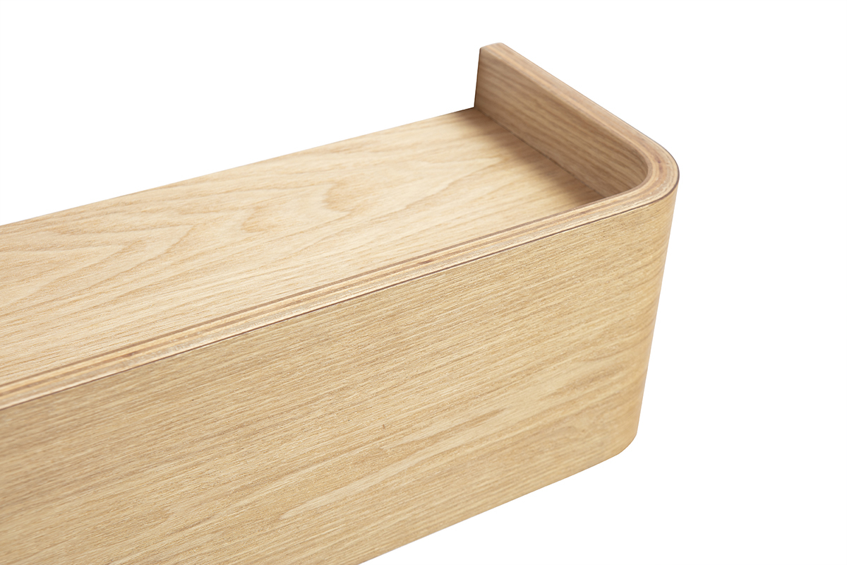 Wandregal aus Eschenholz in 48 cm Lnge HOPE