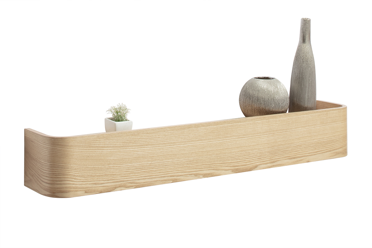Wandregal in Eschenholz-Finish L90 cm HOPE