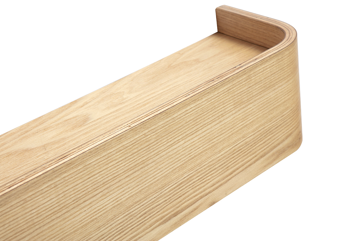 Wandregal in Eschenholz-Finish L90 cm HOPE