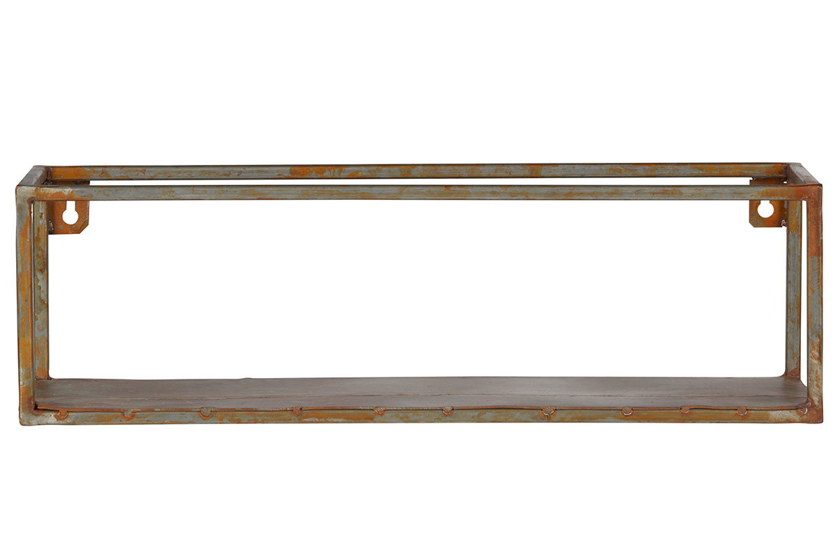 Wandregal Metall Rost 50cm MOHO