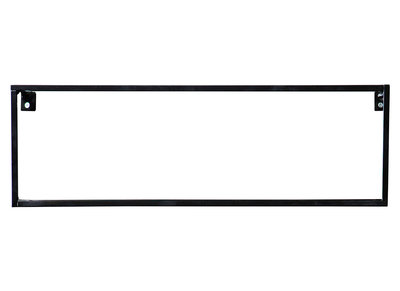 Wandregal Metall Schwarz 50 cm HOOD