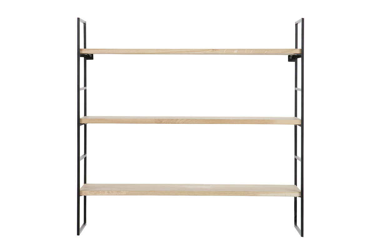 Wandregal Metall und Holz 70cm SCALE