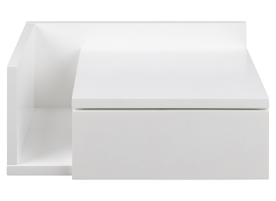 Weißer Wand-Nachttisch mit Schublade NASTY