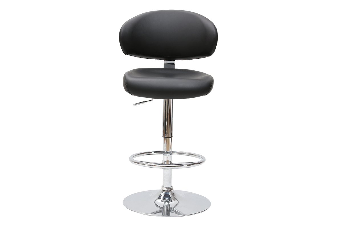 Zeitgenssischer Barhocker / Kchenhocker Schwarz NEPTUNE