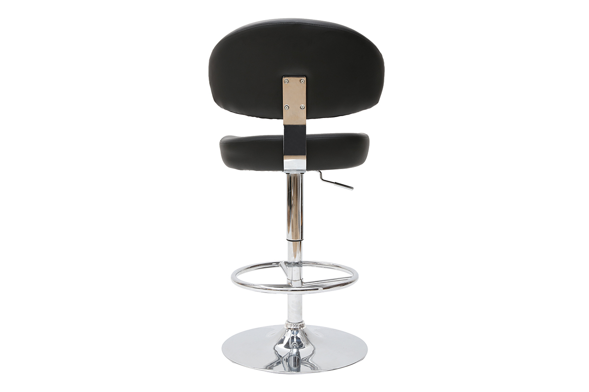 Zeitgenssischer Barhocker / Kchenhocker Schwarz NEPTUNE